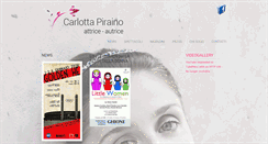 Desktop Screenshot of carlottapiraino.it