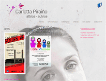 Tablet Screenshot of carlottapiraino.it